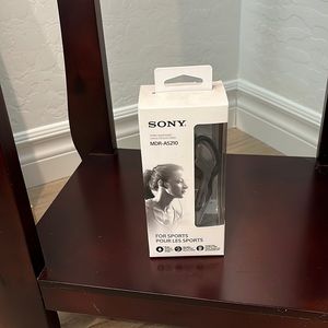 Sony MDR-AS210 stereo headphones never used in original packaging